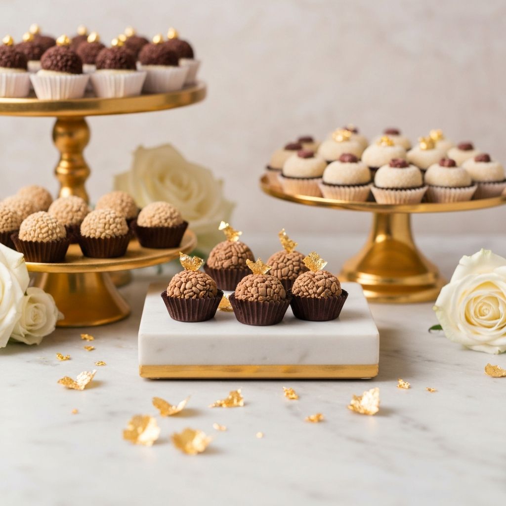 Doces finos premium para casamentos